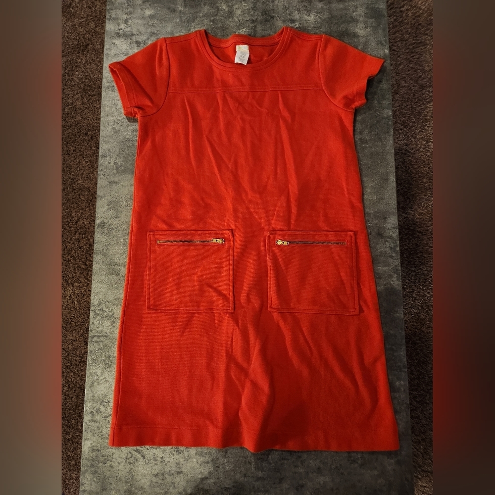 J. Crew CrewCuts red dress size 16
